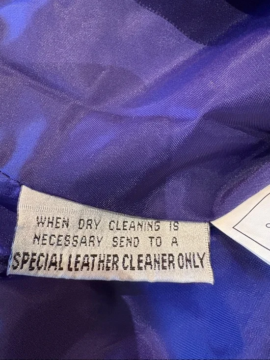 Women's Purple Suede A-Line Skirt - Picture 3 of 5